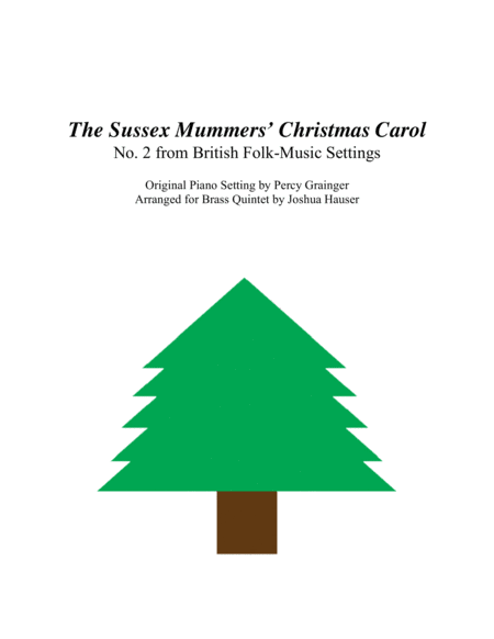 Sussex Mummers Christmas Carol Sheet Music