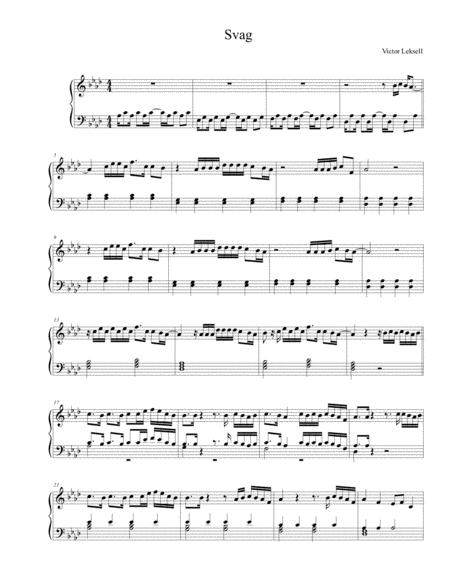 Free Sheet Music Svag