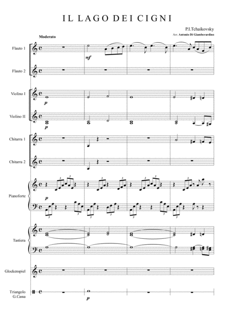 Swan Lake Scene For Student Orchestra Sheet Music