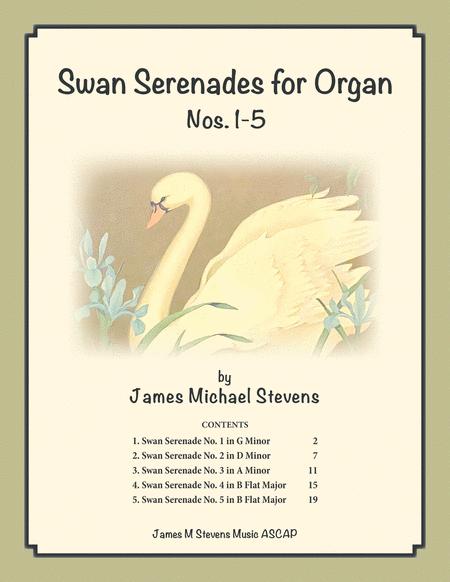 Swan Serenades For Organ Nos 1 5 Sheet Music