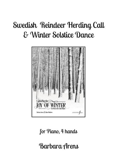 Swedish Reindeer Herding Call Winter Solstice Dance Sheet Music