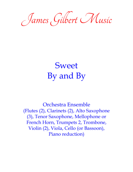 Free Sheet Music Sweet By And By Theres A Land That Is Fairer Than Day