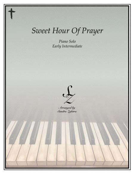 Free Sheet Music Sweet Hour Of Prayer Early Intermediate Hymn