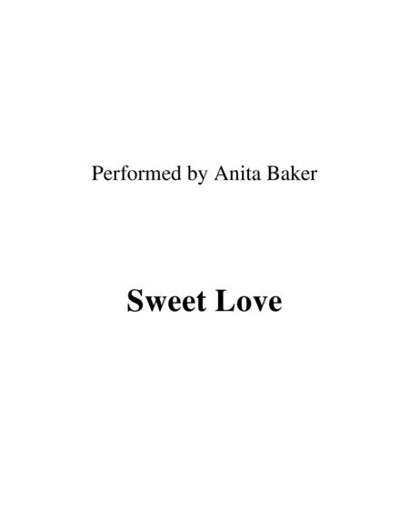 Free Sheet Music Sweet Love Chord Guide Performed By Anita Baker