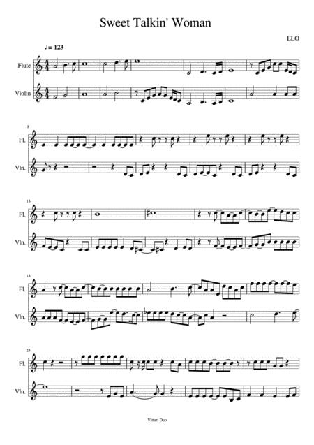 Free Sheet Music Sweet Talkin Woman