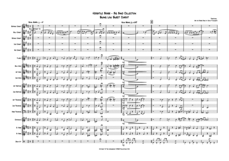 Swing Low Sweet Chariot Brass Band Version Sheet Music