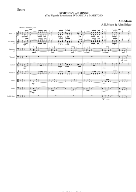 Free Sheet Music Symphony In E Minor 4th Movement