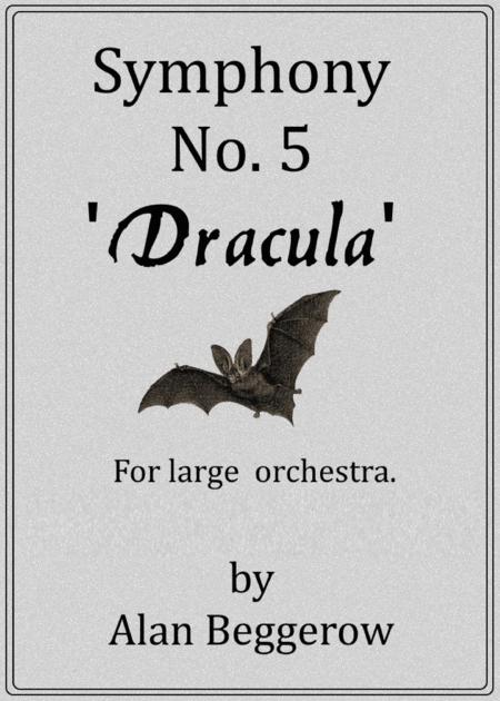 Symphony No 5 Dracula Score Only Sheet Music