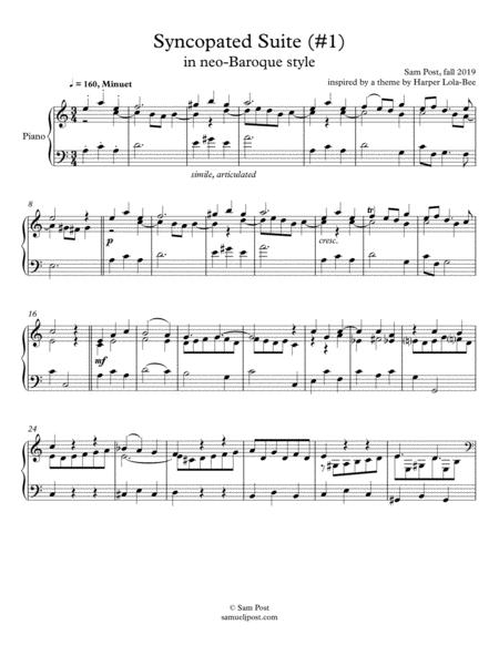 Syncopated Suite 1 Op 38 Sheet Music