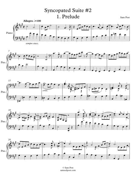 Syncopated Suite 2 Op 54 Sheet Music