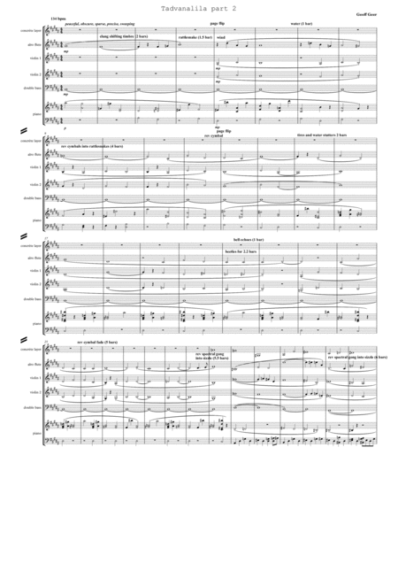 Free Sheet Music Tadvanalila Part 2