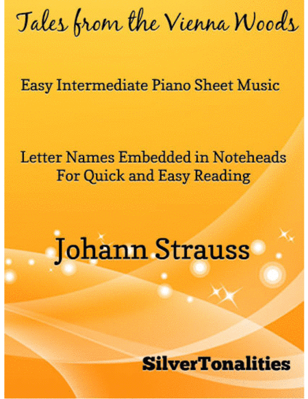 Tales From The Vienna Woods Easy Intermediate Piano Sheet Music Sheet Music