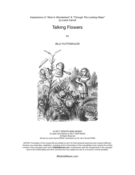 Talking Flowers Sheet Music