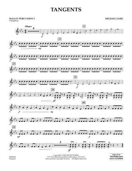 Free Sheet Music Tangents Mallet Percussion 2