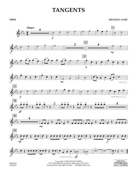 Tangents Oboe Sheet Music