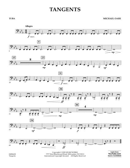 Free Sheet Music Tangents Tuba