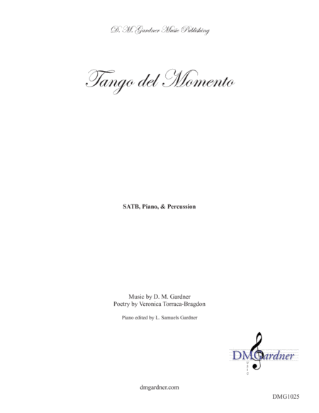 Tango Del Momento Sheet Music