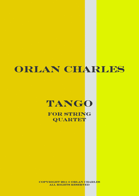 Tango For String Quartet Sheet Music