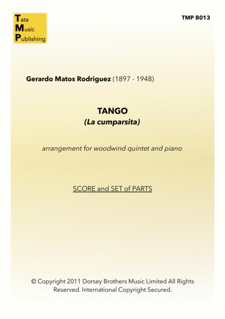 Free Sheet Music Tango La Cumparsita