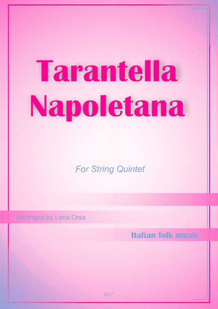 Tarantella Napoletana String Quintet Sheet Music