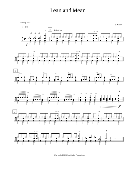 Free Sheet Music Tasty Morsels Drumset Solos