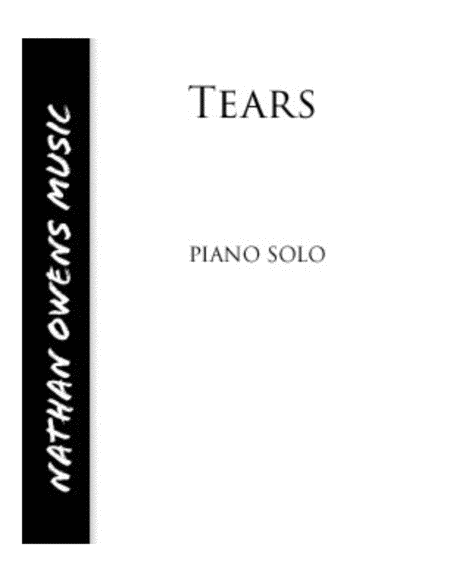 Free Sheet Music Tears Piano Solo
