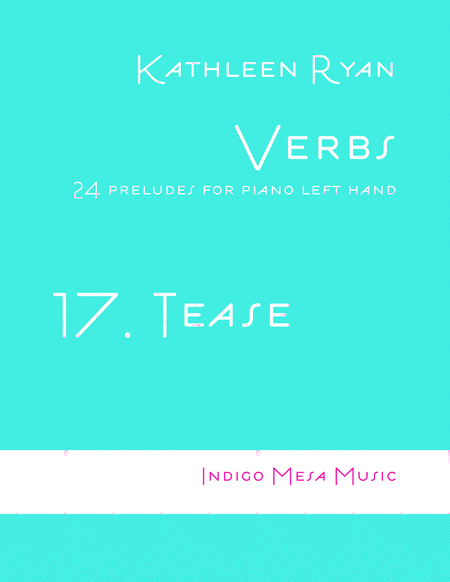 Free Sheet Music Tease Verbs 17