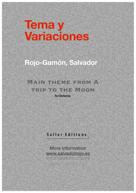 Free Sheet Music Tema Y Variaciones