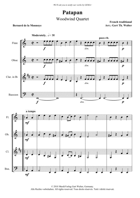 Ten Easy Pieces Pesant Song Sheet Music