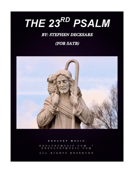 The 23rd Psalm For Satb Sheet Music