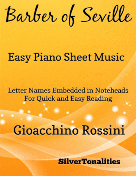 Free Sheet Music The Barber Of Seville Easy Piano Sheet Music