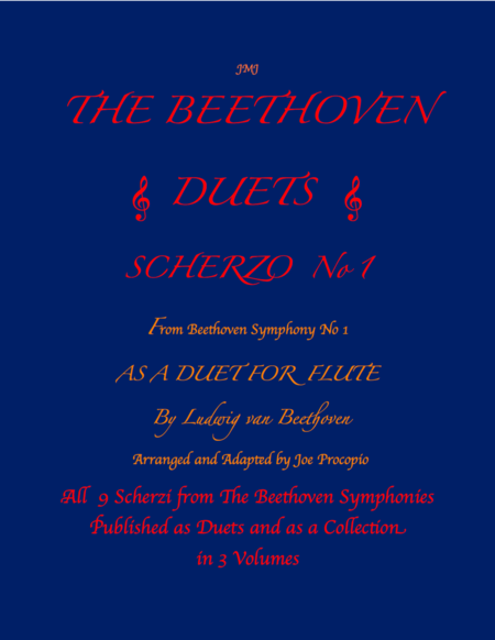 Free Sheet Music The Beethoven Duets For Flute Scherzo No 1