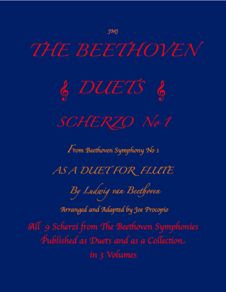 The Beethoven Duets For Flute Scherzo No 1 Sheet Music