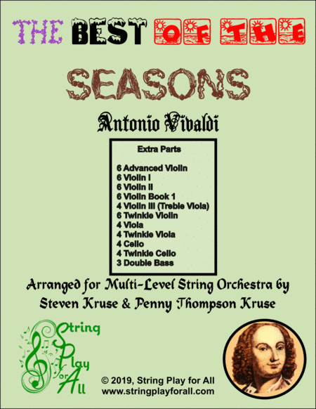 The Best Of The Seasons Extra Parts Sheet Music