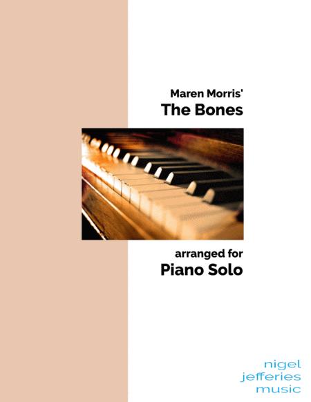 Free Sheet Music The Bones Arranged For Piano
