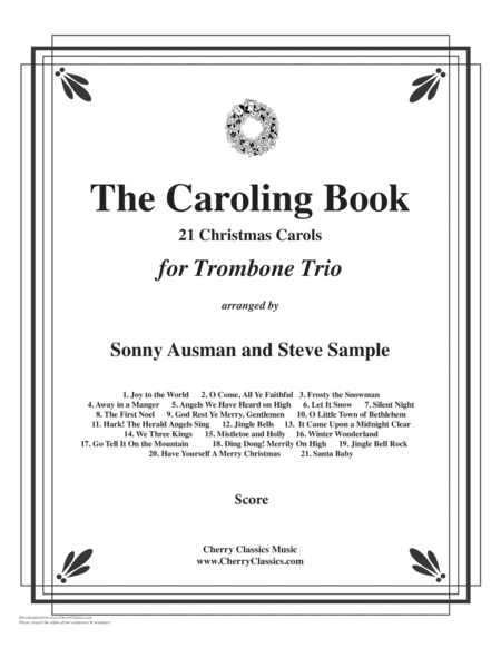 The Caroling Book For Trombone Trio Sheet Music