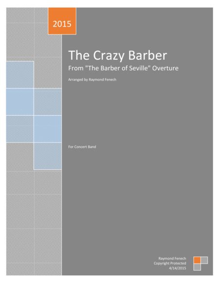 The Crazy Barber Concert Band Sheet Music