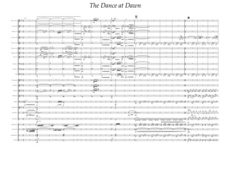 Free Sheet Music The Dance At Dawn Full Score