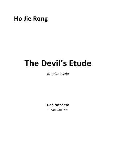 Free Sheet Music The Devils Etude