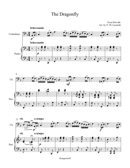 Free Sheet Music The Dragonfly