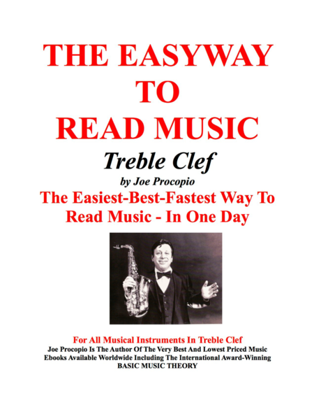 The Easyway To Read Music Treble Clef Sheet Music