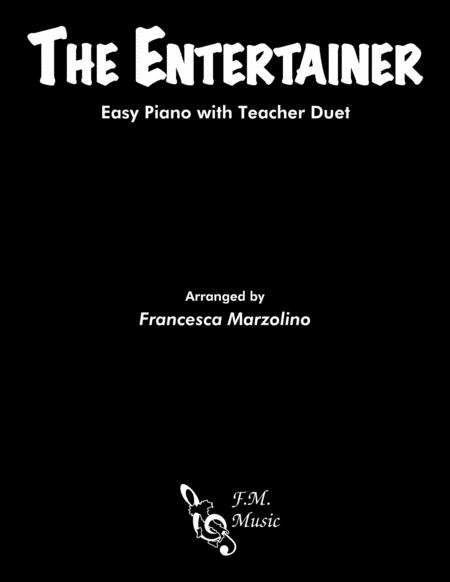 Free Sheet Music The Entertainer Easy Piano With Duet