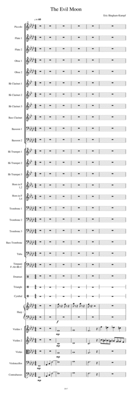 The Evil Moon Sheet Music