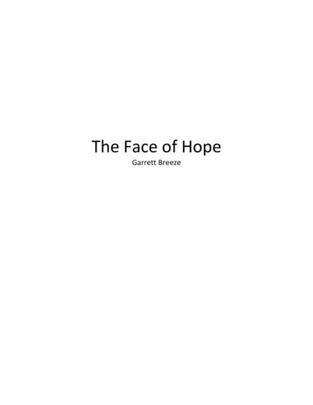 The Face Of Hope Sheet Music