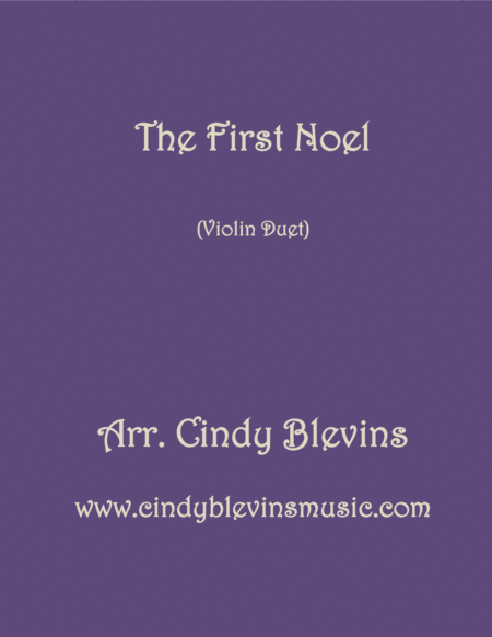 The First Noel Arranged For Violin Duet Sheet Music