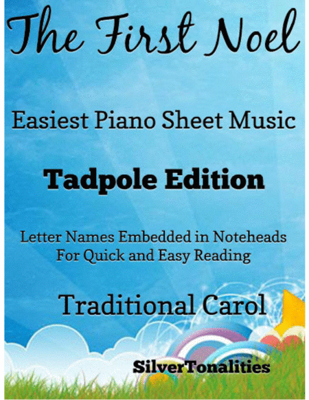 Free Sheet Music The First Noel Easiest Piano Sheet Music Tadpole Edition
