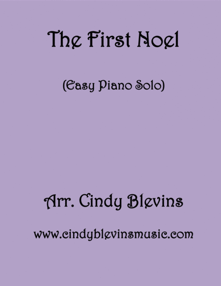 Free Sheet Music The First Noel Easy Piano Solo