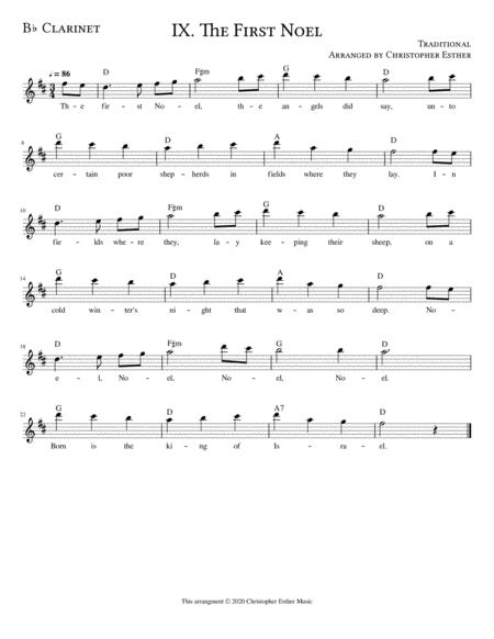 Free Sheet Music The First Noel For Cello