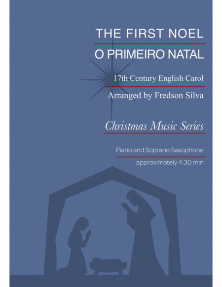 The First Noel O Primeiro Nata L Piano And Soprano Saxophone Sheet Music