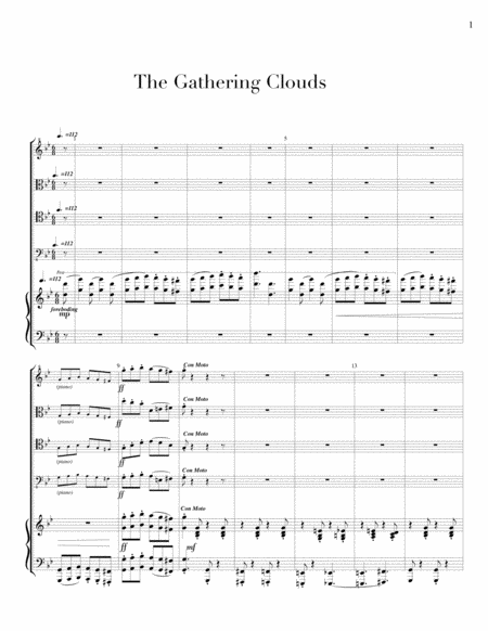 The Gathering Clouds Sheet Music